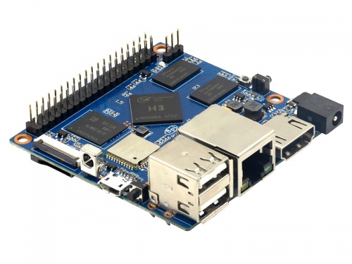 香蕉派 BPI-M2+ 物联网开发板采用全志H3芯片设计,1GB DDR3 RAM ,8GB eMMC 