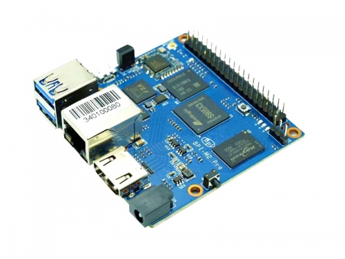 香蕉派BPI-M2 Pro单板计算机采用Amlogic S905x3 芯片方案设计,板载2G RAM 和16GB eMMC