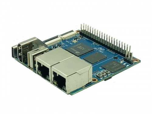 香蕉派 BPI-M2S采用Amlogic A311D/S922x芯片设计，支持2千兆网口
