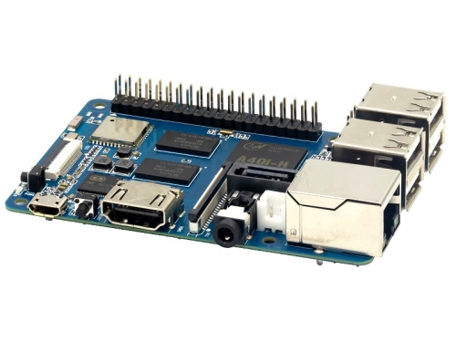 香蕉派BPI-M2 Berry单板计算机采用全志A40i/R40芯片方案设计,板载1GB DDR3 RAM内存